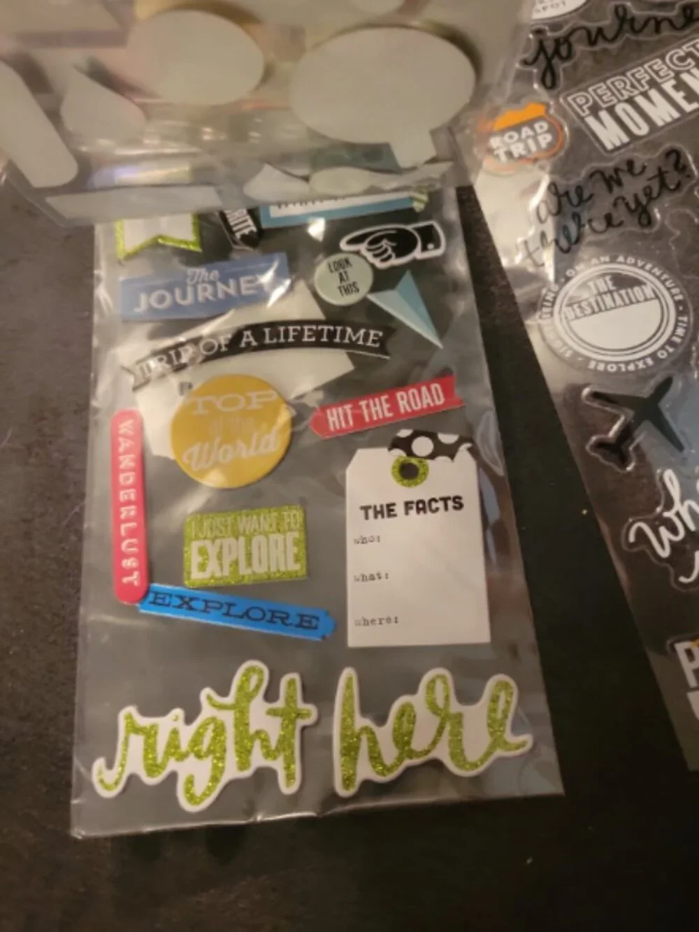Travel stickers